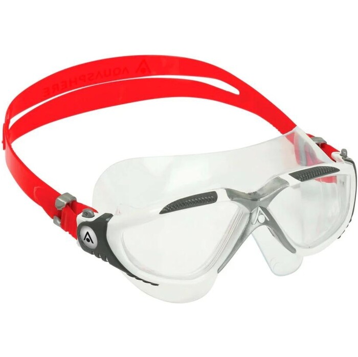 2024 Aquasphere Vista Swim Mask MS5600915LC - Clear / Red